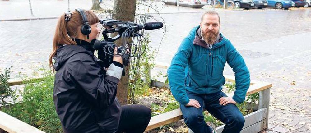 Im Mai 2015 war der Lehrer Filip Gravers Nielsen mit seinen Schülern in Berlin. Nun kehrt er zurück – mit dem dänischen Fernsehen.