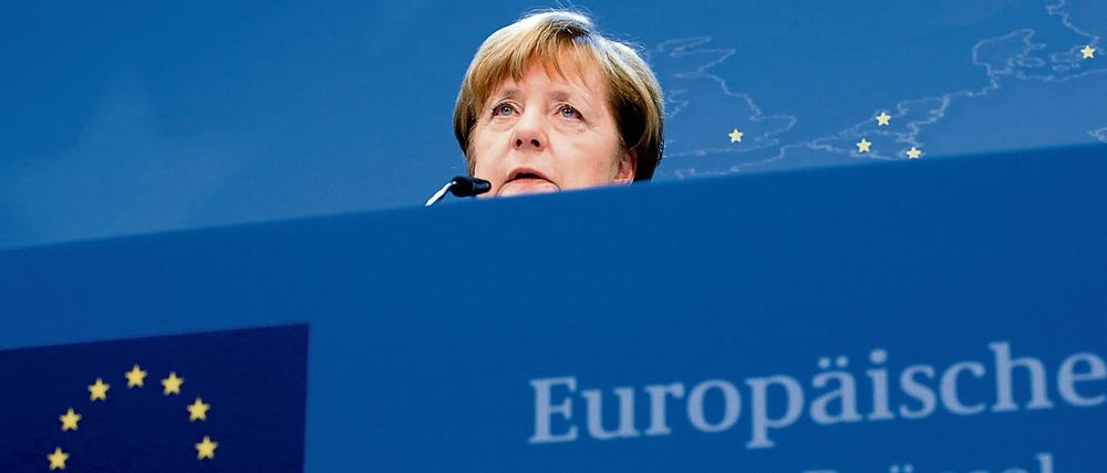 Die Probleme Europas stehen ihr bis zum Hals.