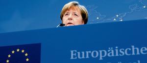 Die Probleme Europas stehen ihr bis zum Hals.