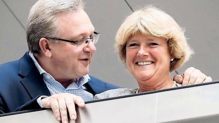 Alt und neu. Frank Henkel und Monika Grütters am Tag nach der Wahl. 