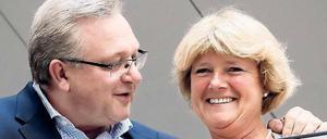Alt und neu. Frank Henkel und Monika Grütters am Tag nach der Wahl. 