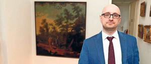 In dritter Generation. David Bassenge in der Familienvilla im Grunewald, mit Kunst vom Keller bis zum Dach.