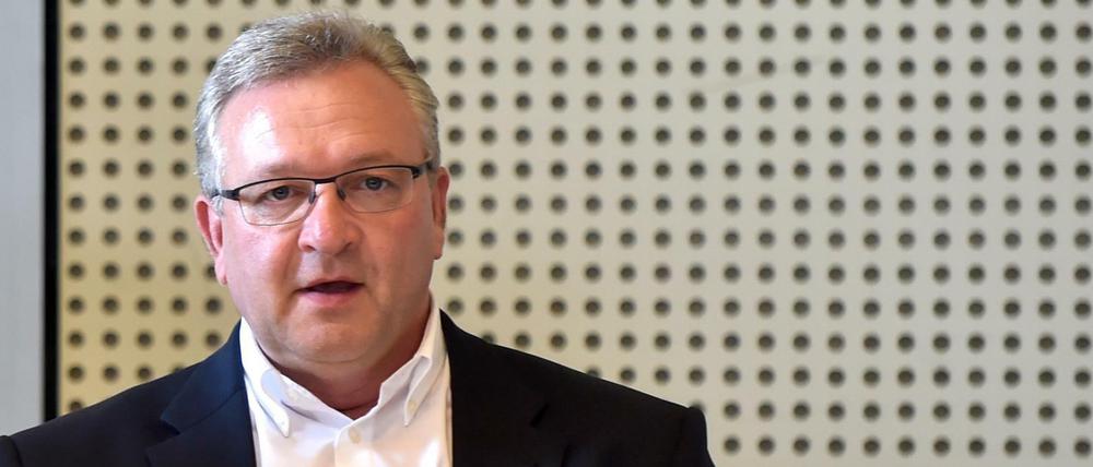 Der scheidende Vorsitzende der Berliner CDU, Frank Henkel