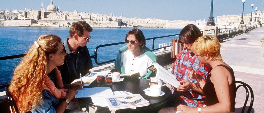 Lernen auf Malta. Sprachkurse als Bildungsurlaub sind beliebt.