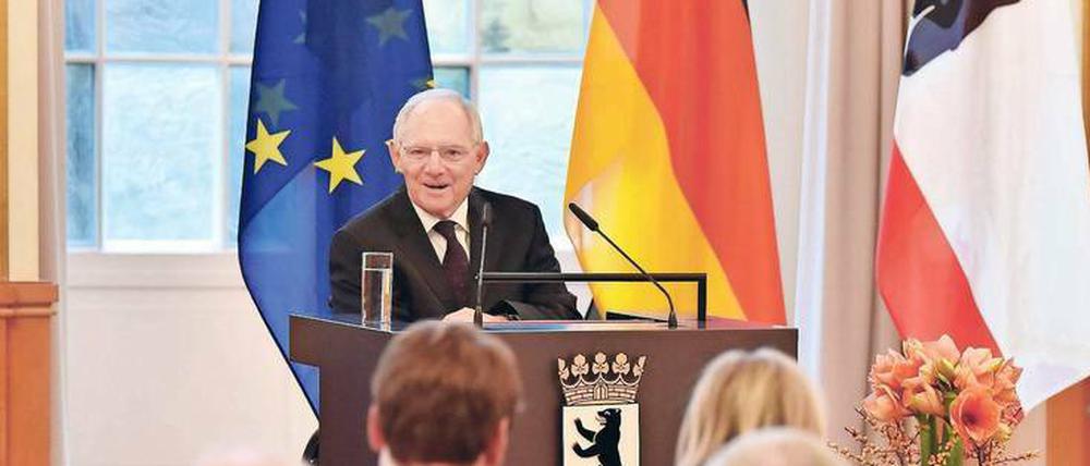 Gelebte Geschichte. Wolfgang Schäuble ist Berlins Ehrenbürger Nummer 119.