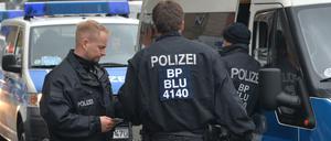 Einsatzkräfte der Bundespolizei im Einsatz. (Symbolbild)
