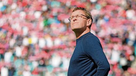 Ralf Rangnick ist überzeugt, dass bei RB Leipzig "in 100 Jahren noch erfolgreich Fußball gespielt wird".