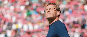 Ralf Rangnick ist überzeugt, dass bei RB Leipzig "in 100 Jahren noch erfolgreich Fußball gespielt wird".