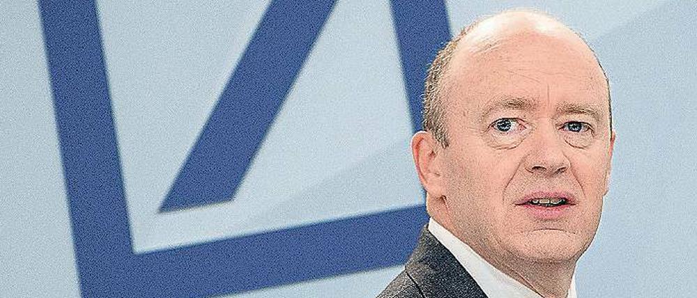 Unter Druck. Konzernchef John Cryan gibt sich alle Mühe, das Misstrauen gegenüber der Deutschen Bank abzubauen.