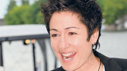 TV-Journalistin Dunja Hayali als Vorbild für den Journalistennachwuchs. 