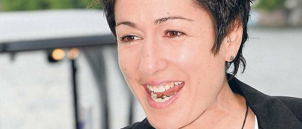 TV-Journalistin Dunja Hayali als Vorbild für den Journalistennachwuchs.