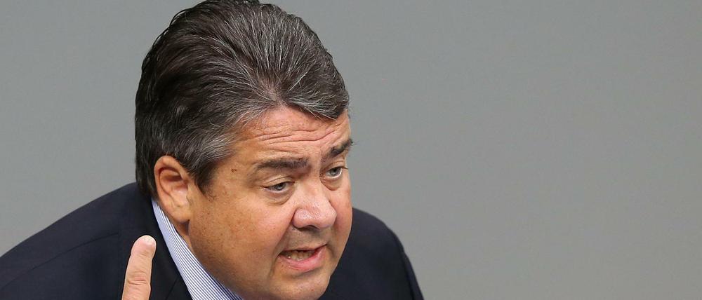 Bundeswirtschaftsminister Sigmar Gabriel (SPD).