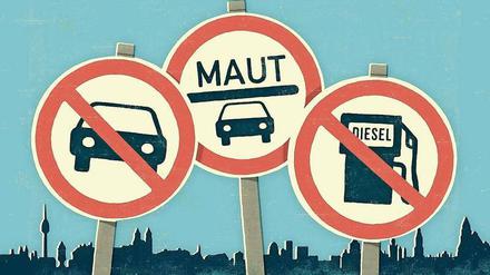 Über ein Verbot von Diesel- und Benzinmotoren für Pkw ist in Deutschland eine heftige Debatte entfacht.
