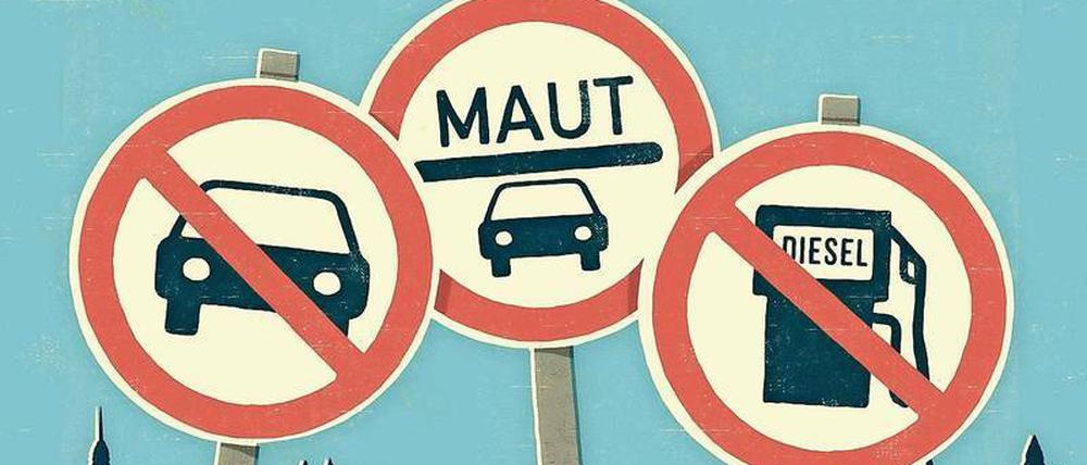 Über ein Verbot von Diesel- und Benzinmotoren für Pkw ist in Deutschland eine heftige Debatte entfacht.