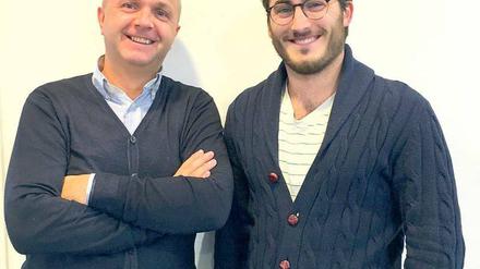 Die Gründer: Thomas Leliveld und Hubertus Hornstein (links) 