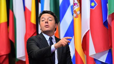 Italiens Premierminister Matteo Renzi. 