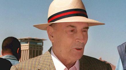 Staatsmann und Poet: Francois Mitterrand.
