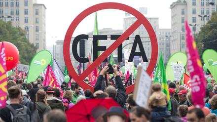 Die letzte Großdemonstration gegen TTIP und Ceta am 17. September in Berlin.