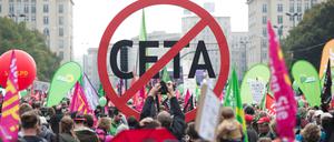 Die letzte Großdemonstration gegen TTIP und Ceta am 17. September in Berlin.