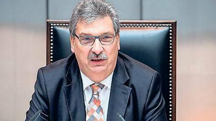 Wer hat ihn nicht gewählt? Ralf Wieland, Parlamentspräsident. 