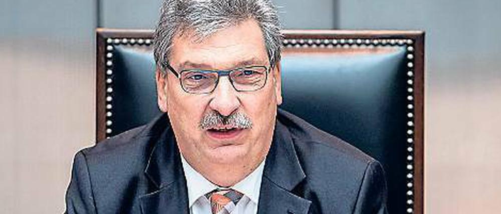 Wer hat ihn nicht gewählt? Ralf Wieland, Parlamentspräsident.