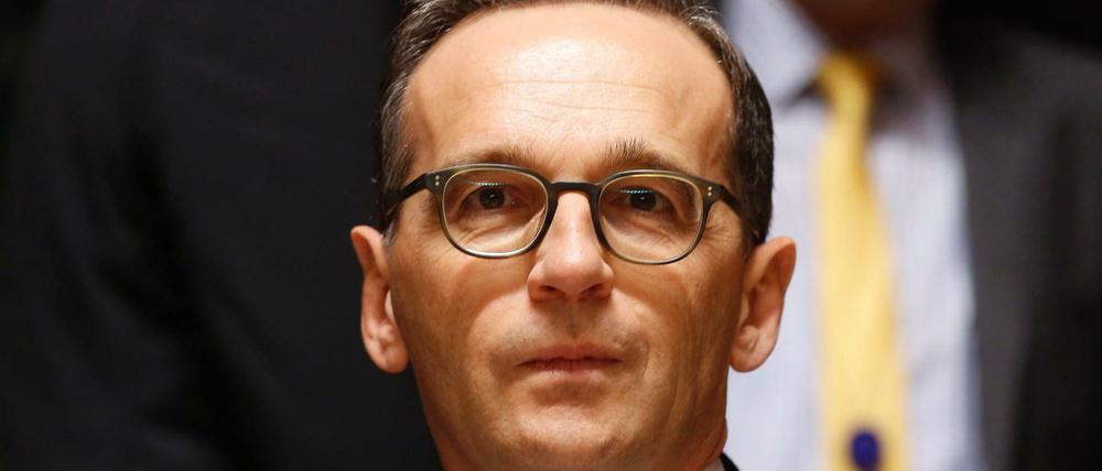 Justizminister Heiko Maas von der SPD.