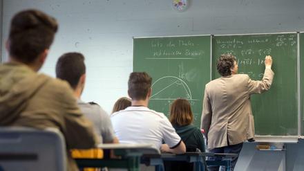 Dieses Jahr gab es in der Mathematikprüfung der Neuntklässler eine positive Entwicklung (Archivfoto).