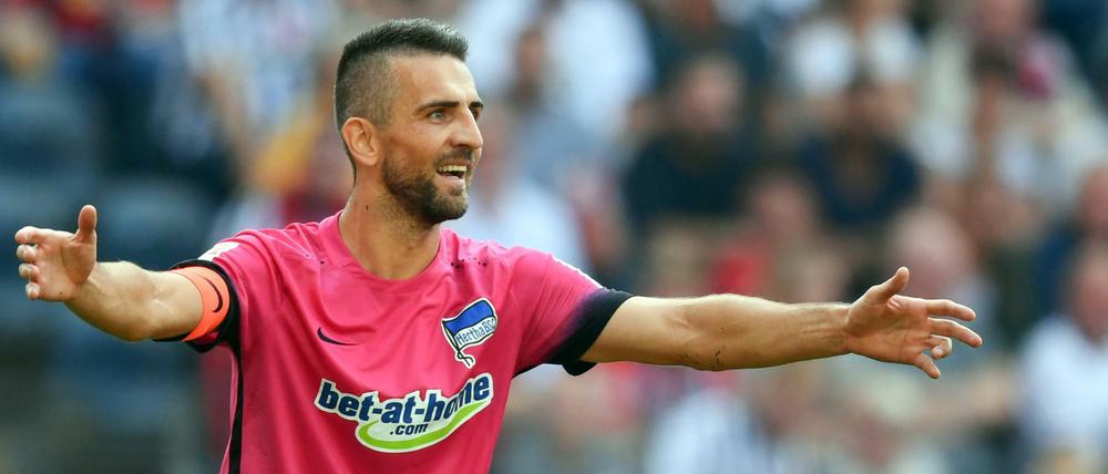 Herthas Vedad Ibisevic ist wie schon in der vergangenen Saison gut in Form.