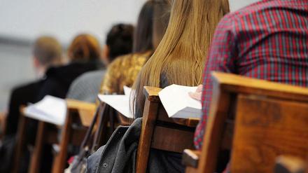 Volle Hörsäle: Die Berliner Universitäten sollen künftig 2000 statt 1300 Lehrer im Jahr ausbilden.