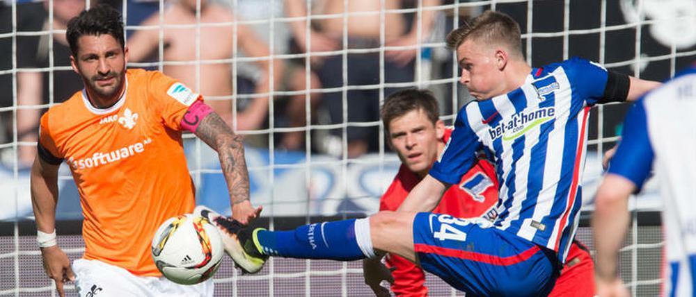 Der 19-jährige Maximilian Mittelstädt soll gegen Gladbach in Herthas Startelf stehen.