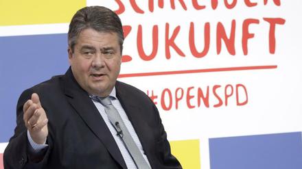 Der SPD-Vorsitzende Sigmar Gabriel. 