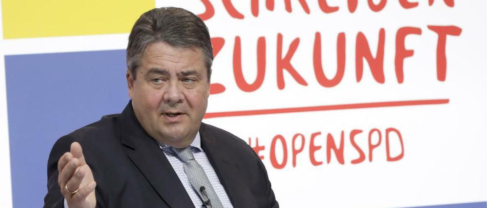 Der SPD-Vorsitzende Sigmar Gabriel. 