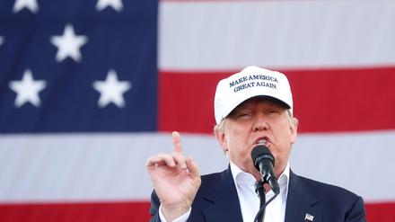 Donald Trump bei einem Wahlkampfevent in Miami, Florida.