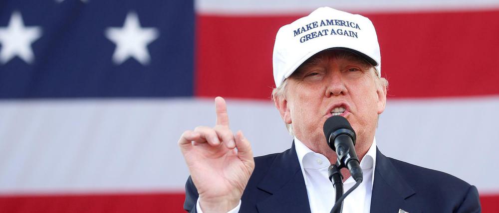 Donald Trump bei einem Wahlkampfevent in Miami, Florida.