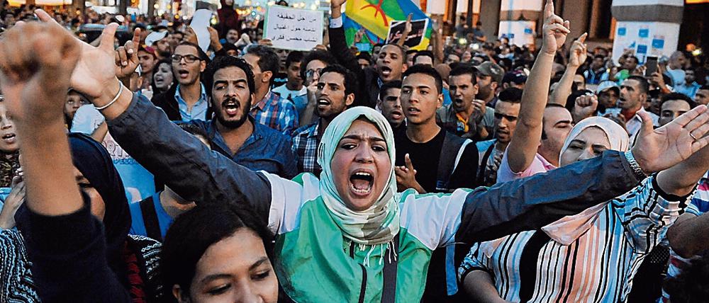 In Marokko demonstrieren Zehntausende gegen Polizeigewalt und Korruption