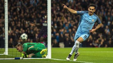 Abgedreht. Ilkay Gündogan trifft zweimal gegen Marc-Andrè ter Stegen.