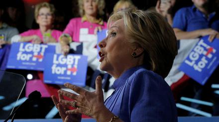 Macht Druck auf den FBI-Chef: US-Präsidentschaftskandidatin Hillary Clinton 