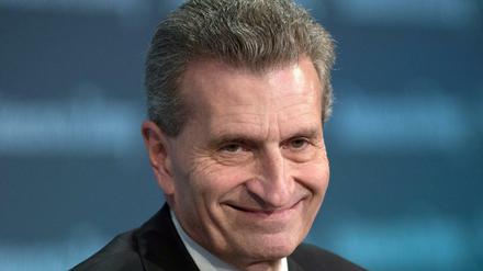 Der EU-Kommissar für Digitale Wirtschaft und Gesellschaft, Günther Oettinger.