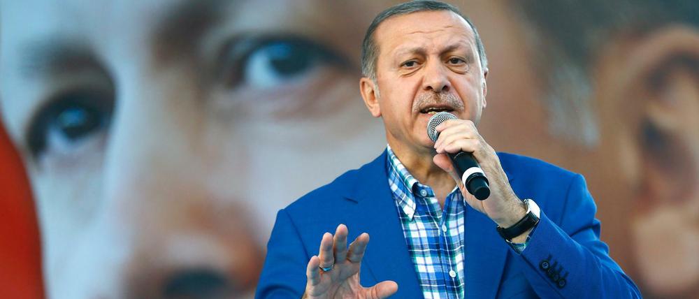 Neu auf der Liste von Reporter ohne Grenzen ist der türkische Präsident Erdogan. 