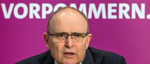 Der Ministerpräsident von Mecklenburg-Vorpommern Erwin Sellering (SPD).