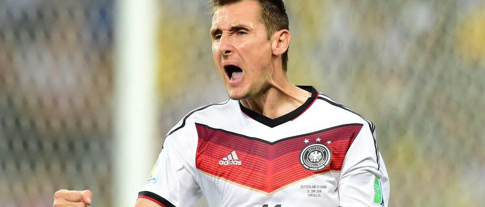 Nationalstürmer: Miroslav Klose bei der Fußball-WM 2014 in Brasilien.