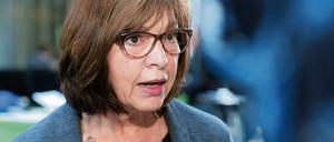 Die Fraktionsvorsitzende der Grünen im Europaparlament, Rebecca Harms.