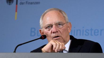 Bundesfinanzminister Wolfgang Schäuble.