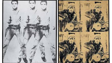Aus heutiger Sicht wären die beiden Warhols aus dem Aachener Spielcasino unter das neue Gesetz gefallen: „Triple Elvis“ aus dem Jahr 1963, "Four Marlon" von 1966. 