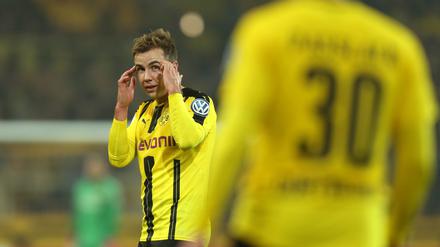 Kein Grund zum Gruseln. Mario Götze ist eigentlich nicht für bösartige Aktionen bekannt. Der HSV hat trotzdem Angst. 