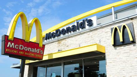 Eine McDonald's Filiale in den USA. 