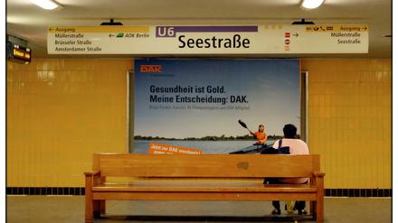 Behinderungen im Norden. Die Weichen am U-Bahnhof Seestraße werden erneuert. 
