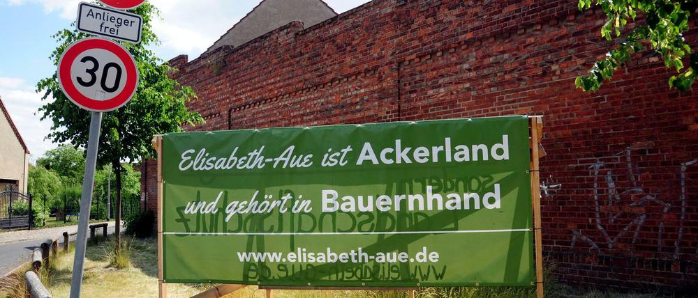Streitpunkt Elisabeth-Aue. Im Nordosten sollen tausende Wohnungen entstehen.