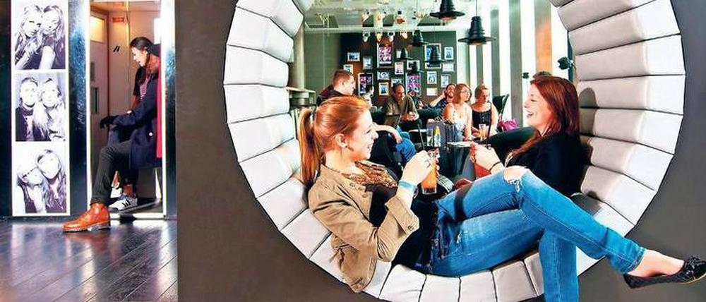 Stylisch. Nicht nur die Lobby des Hostels „ONE80“ am Alexanderplatz passt gut in die Kategorie Poshtel. Es definiert sich als trendige Jugendherberge. 