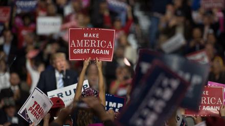 Make America great again: Damit hat Trump im Wahlkampf geworben.